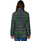 Clan Farquharson Crest Tartan Padded Jacket RF246