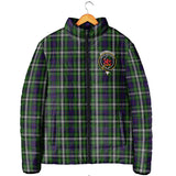 Clan Farquharson Dress Crest Tartan Padded Jacket RF244