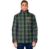 Clan Farquharson Dress Crest Tartan Padded Jacket RF244