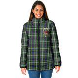 Clan Farquharson Dress Crest Tartan Padded Jacket RF244