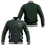 Clan Farquharson Modern Crest Tartan Baseball Jacket JM738