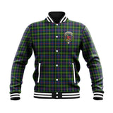 Clan Farquharson Modern Crest Tartan Baseball Jacket JM738