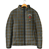 Clan Farquharson Weathered Crest Tartan Padded Jacket RF247