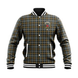 Clan Farquharson Weathered Crest Tartan Baseball Jacket JM737