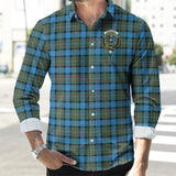 Clan Fergusson Ancient Crest Tartan Long Sleeve Shirt PC8