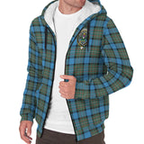 Clan Fergusson Ancient Crest Tartan Sherpa Hoodie CT729