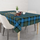 Clan Fergusson Ancient Tartan Tablecloth Golden Sword of Courageous Legacy BG257