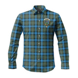 Clan Fergusson Ancient Crest Tartan Long Sleeve Shirt PC8