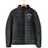 Clan Fleming Crest Tartan Padded Jacket RF255