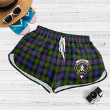 Clan Fleming Crest Tartan Womens Shorts NW1919