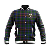 Clan Fleming Crest Tartan Baseball Jacket JM728