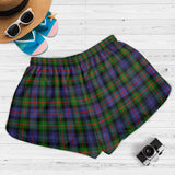 Clan Fleming Crest Tartan Womens Shorts NW1919