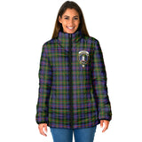 Clan Fleming Crest Tartan Padded Jacket RF255