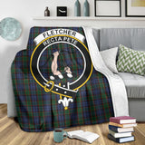 Clan Fletcher Crest Tartan Blanket UC261