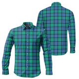 Clan Flower Of Scotland Tartan Long Sleeve Shirt P37