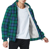 Clan Flower Of Scotland Tartan Sherpa Hoodie - Classic Style CS 891