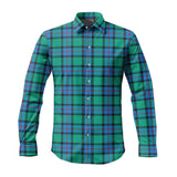 Clan Flower Of Scotland Tartan Long Sleeve Shirt P37