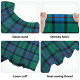 Clan Flower Of Scotland Tartan Off Shoulder Long Dress VL306