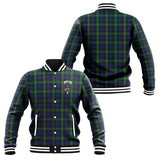 Clan Forbes Crest Tartan Baseball Jacket JM720