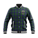 Clan Forbes Crest Tartan Baseball Jacket JM720