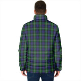 Clan Forbes Crest Tartan Padded Jacket RF263