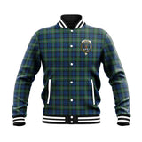 Clan Forbes Ancient Crest Tartan Baseball Jacket JM723