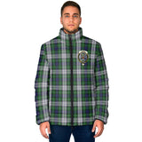 Clan Forbes Dress Crest Tartan Padded Jacket RF261