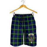 Clan Forbes Modern Crest Tartan Mens Shorts NS721