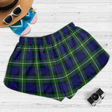 Clan Forbes Modern Crest Tartan Womens Shorts NW1912