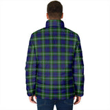 Clan Forbes Modern Crest Tartan Padded Jacket RF262