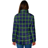 Clan Forbes Modern Crest Tartan Padded Jacket RF262