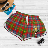 Clan Forrester Modern Crest Tartan Womens Shorts NW1908