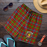 Clan Forrester Modern Crest Tartan Mens Shorts NS717