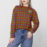 Clan Forrester Modern Crest Tartan Sweatshirt HC717