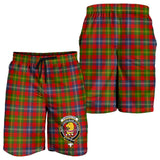 Clan Forrester Modern Crest Tartan Mens Shorts NS717