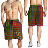 Clan Forrester Modern Crest Tartan Mens Shorts NS717