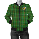 Clan Forrester Hunting Crest Tartan Bomber Jacket ZJ264