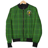 Clan Forrester Hunting Crest Tartan Bomber Jacket ZJ264