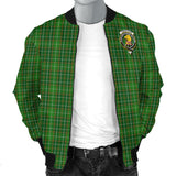 Clan Forrester Hunting Crest Tartan Bomber Jacket ZJ264