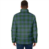 Clan Forsyth Crest Tartan Padded Jacket RF269