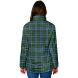 Clan Forsyth Crest Tartan Padded Jacket RF269