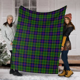 Clan Forsyth Modern Tartan Blanket U316