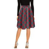 Clan Fotheringham Modern Tartan Melete Pleated Midi Skirt V895