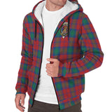 Clan Fotheringham Modern Crest Tartan Sherpa Hoodie CT713