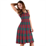 Clan Fotheringham Modern Tartan Sleeveless Midi Womens Dress VS896