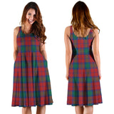 Clan Fotheringham Modern Tartan Sleeveless Midi Womens Dress VS896