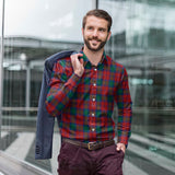 Clan Fotheringham Modern Tartan Long Sleeve Shirt P928