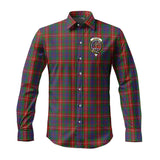 Clan Fraser of Lovat Crest Tartan Long Sleeve Shirt PC707