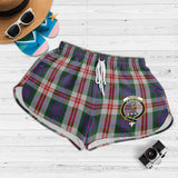 Clan Fraser Red Dress Crest Tartan Womens Shorts NW1895