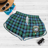 Clan Galbraith Ancient Crest Tartan Womens Shorts NW1890